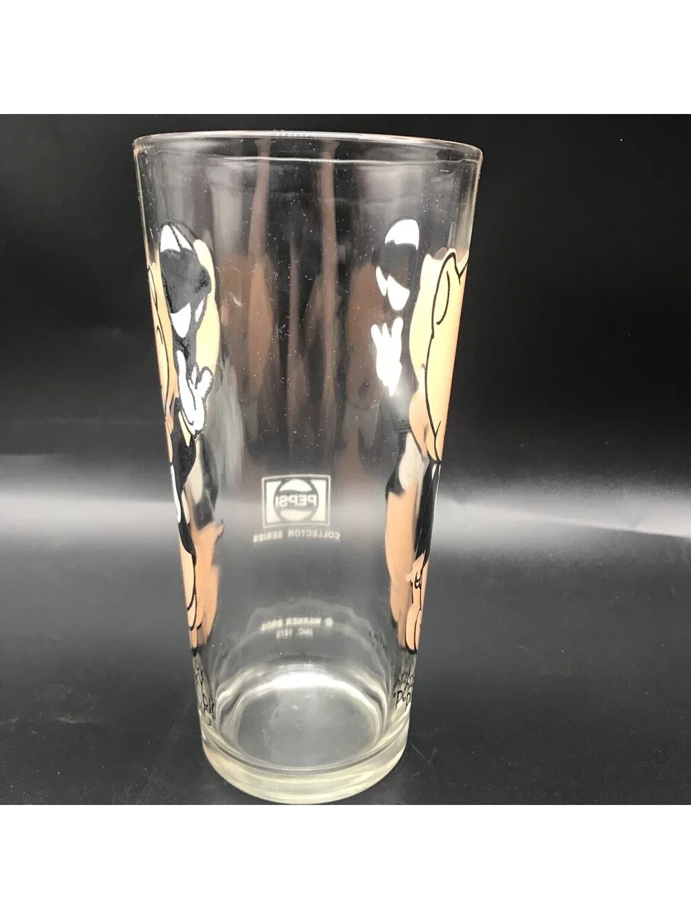 Vintage 1973 PORKY PIG Warner Bros. Pepsi Collector Series Drinking Glass